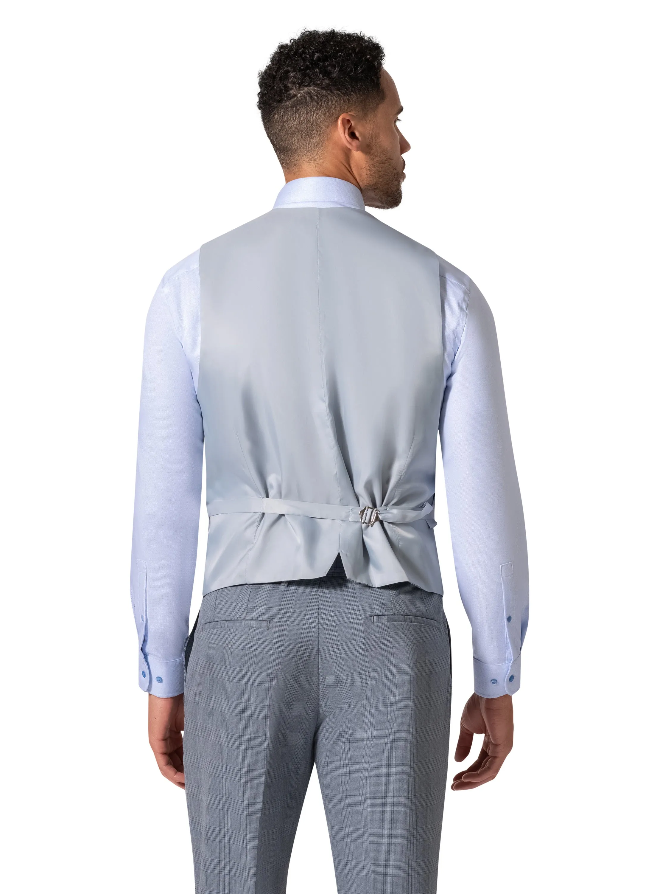 Berragamo BP04KE-07 3PC Notch Slim Suit - Blue