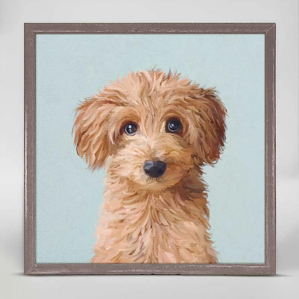 Best Friend - Irish Doodle Mini Framed Canvas