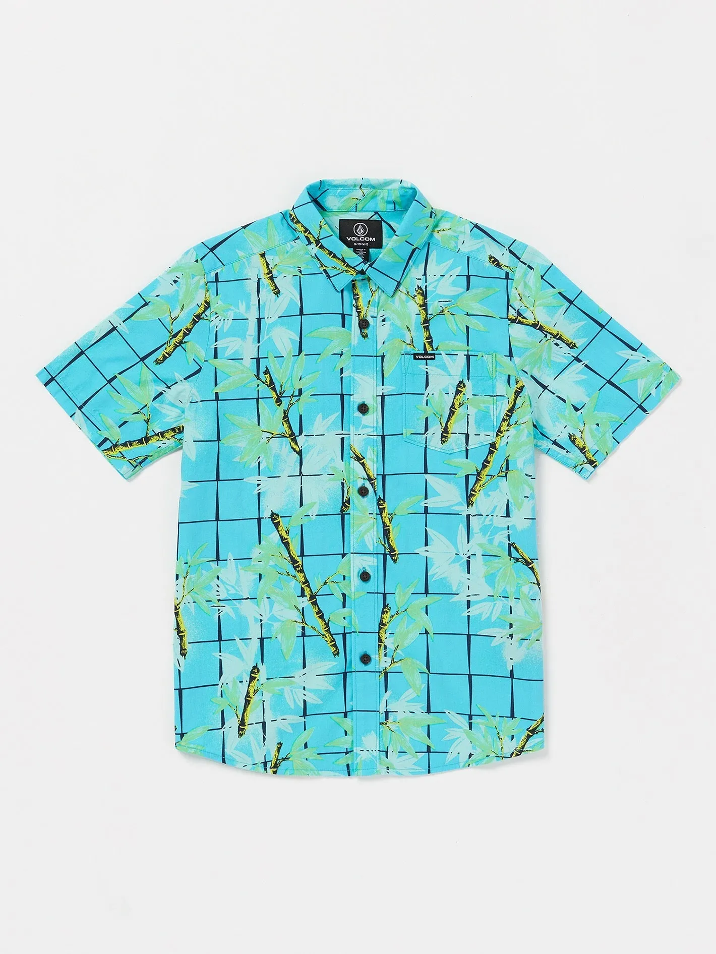 Big Boys Bamboozeled Floral Short Sleeve Shirt - Clearwater