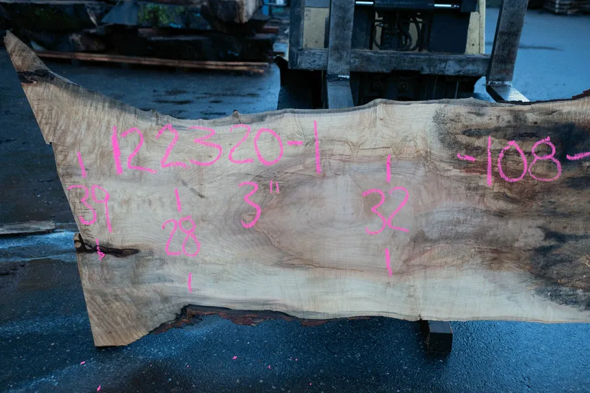 Big Leaf Maple Slab 122320-01