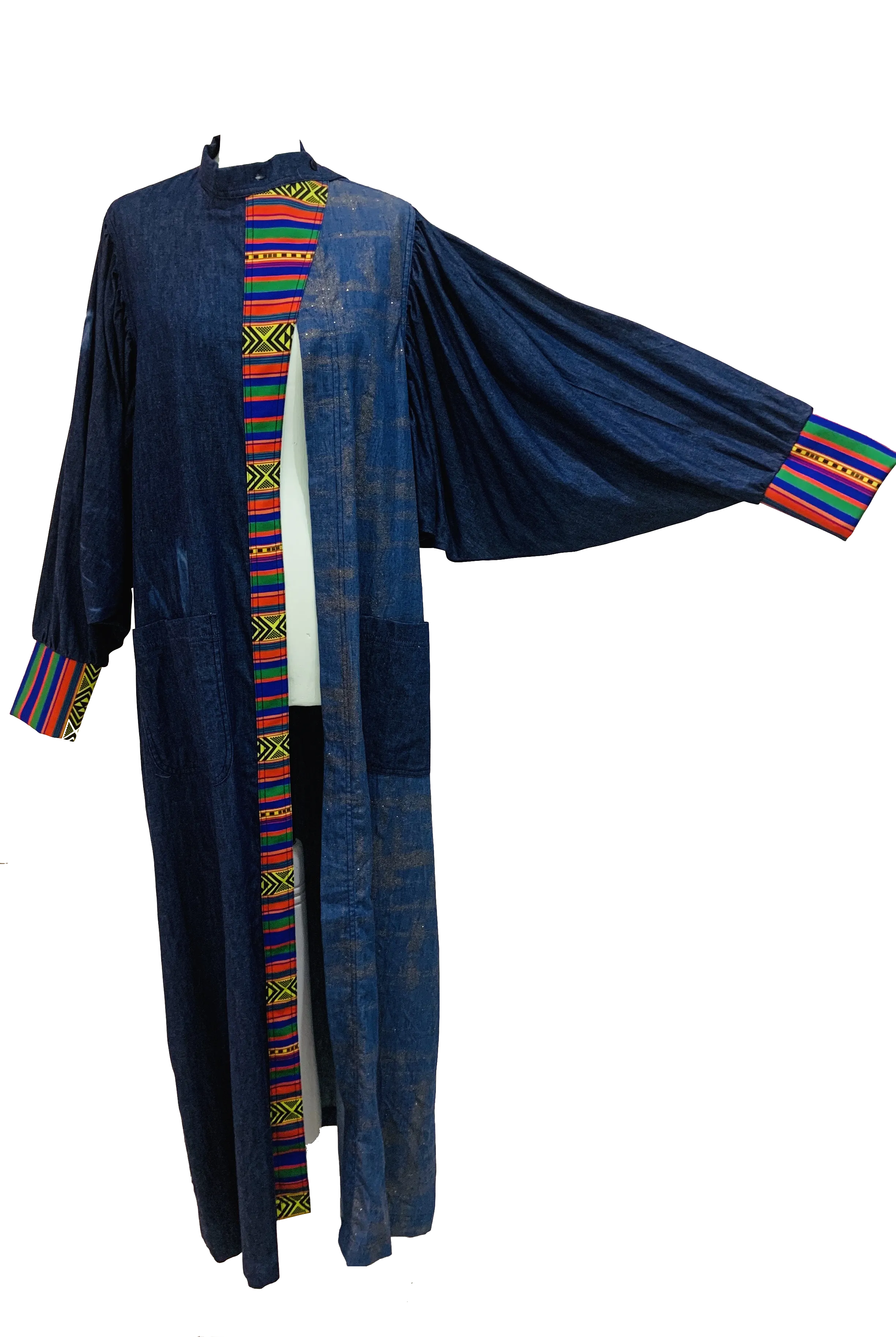 Birabiro Denim Abaya