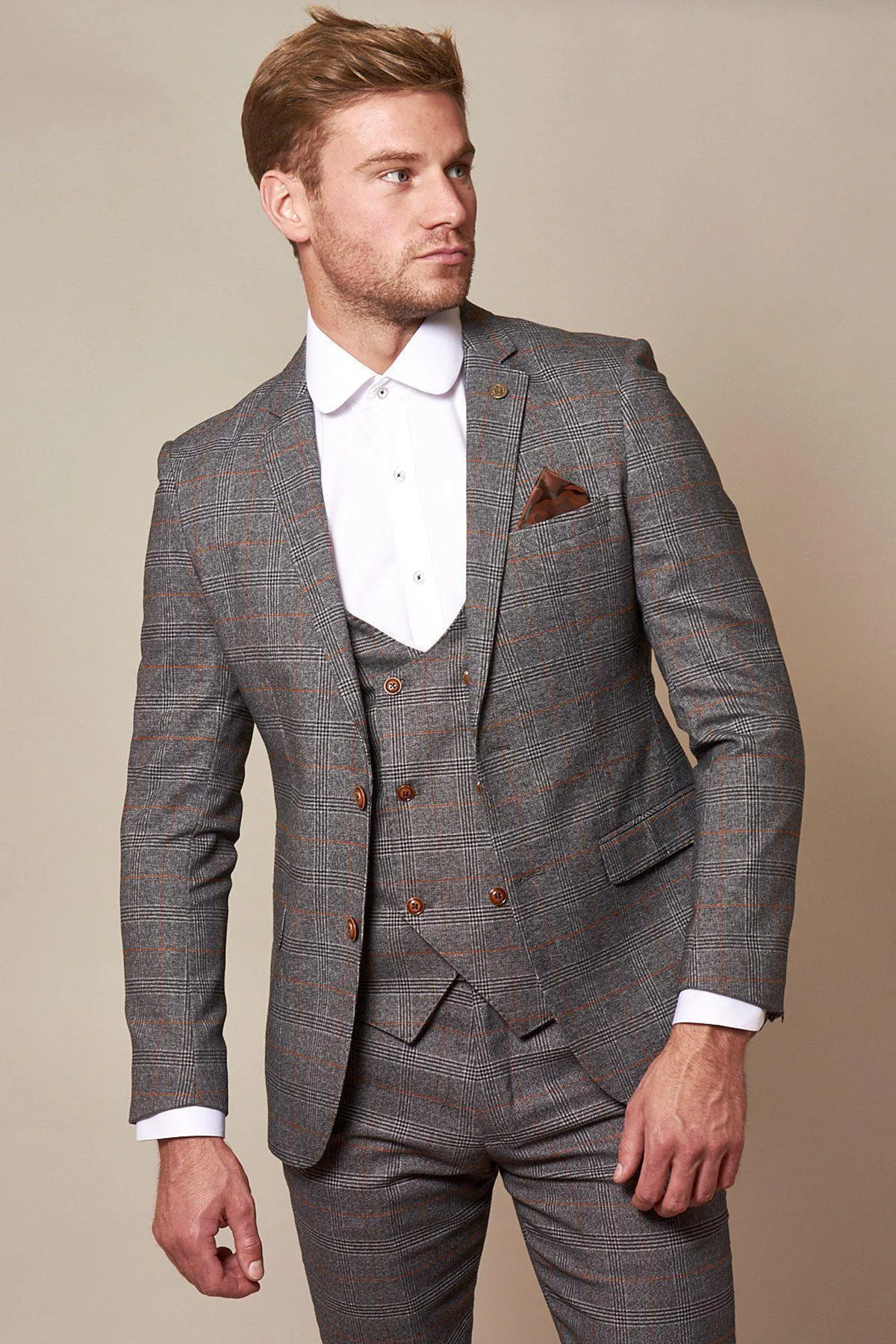 Blogger Style | JENSON Grey Check Suit As Worn By Gurj Sohanpal