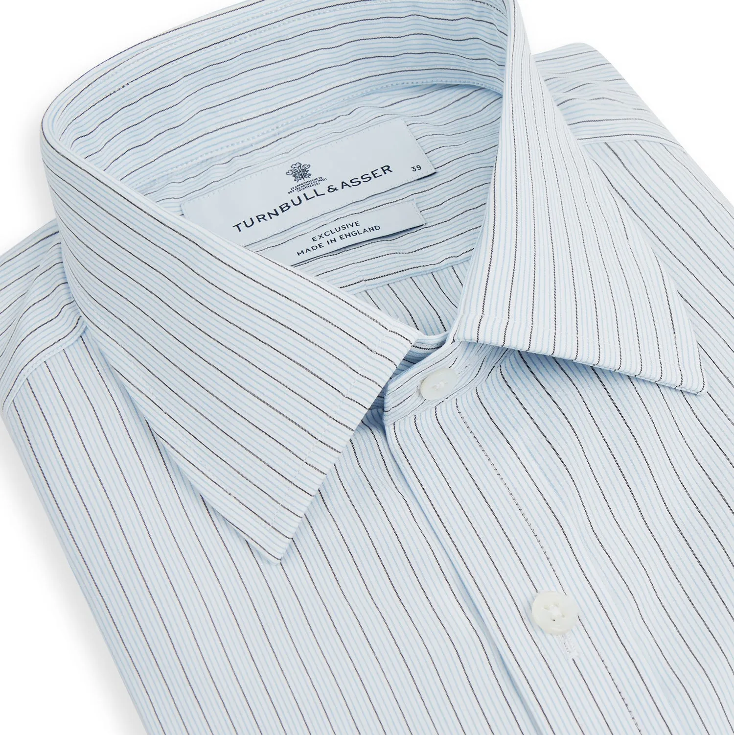 Blue Multi Pinstripe Mayfair Shirt