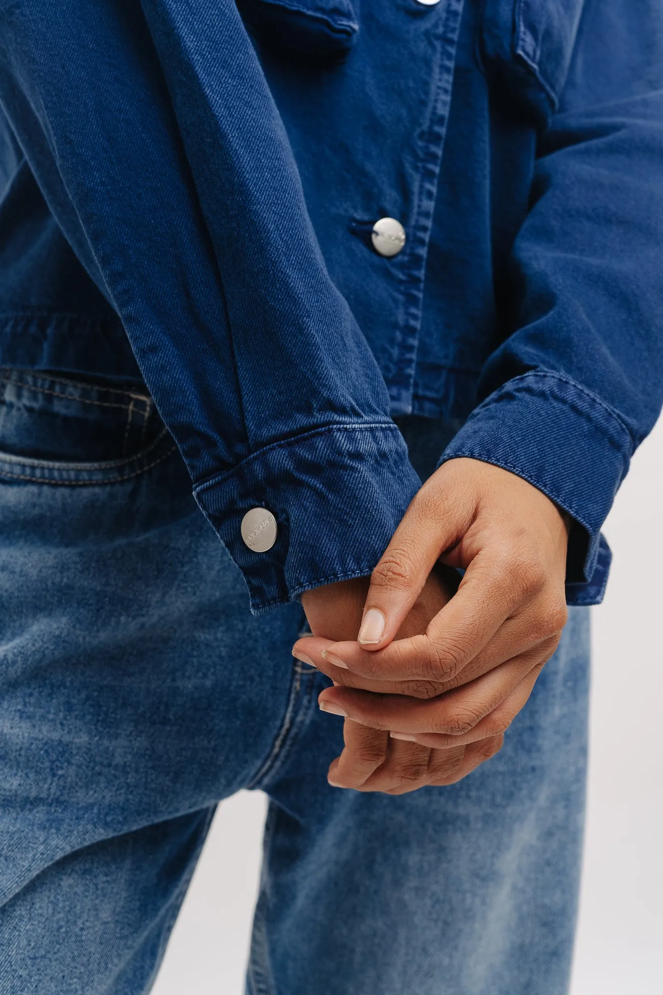 Blue Oversized Denim Jacket