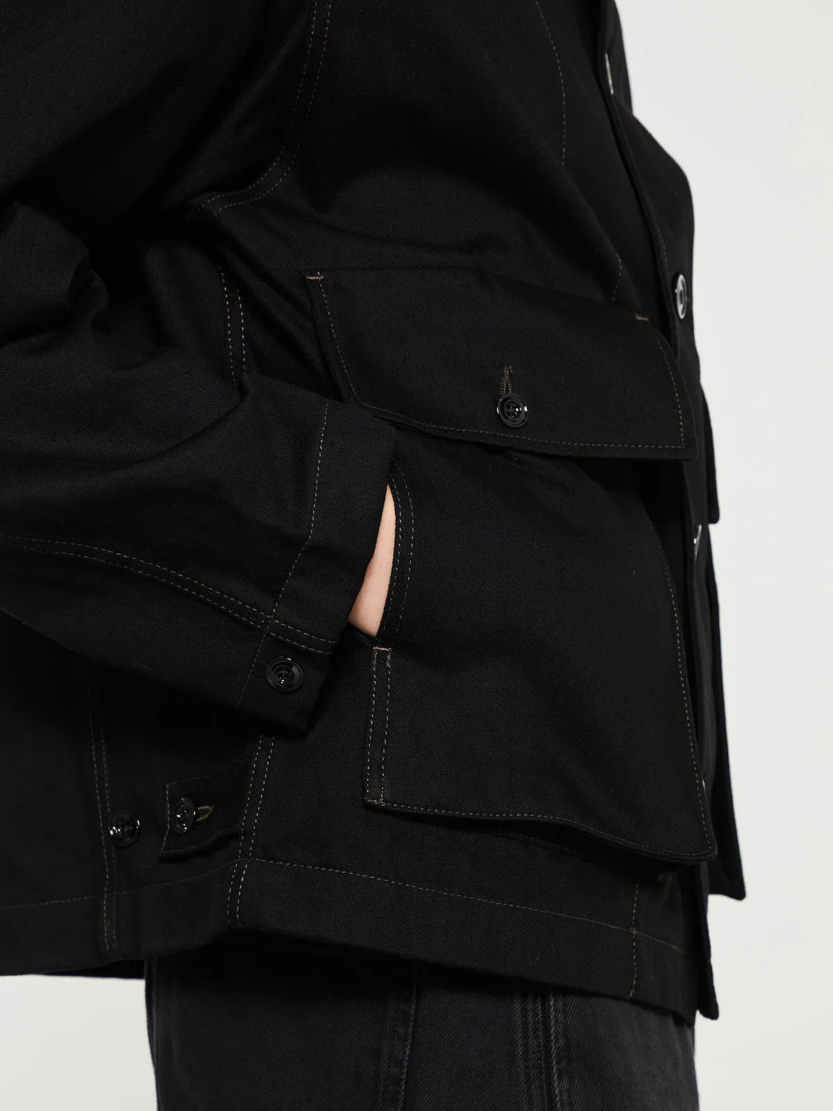 Boxy Jacket in Black