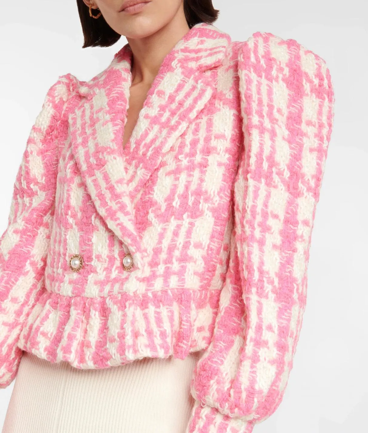 Braelynn Crop Jacket in Majestic Pink