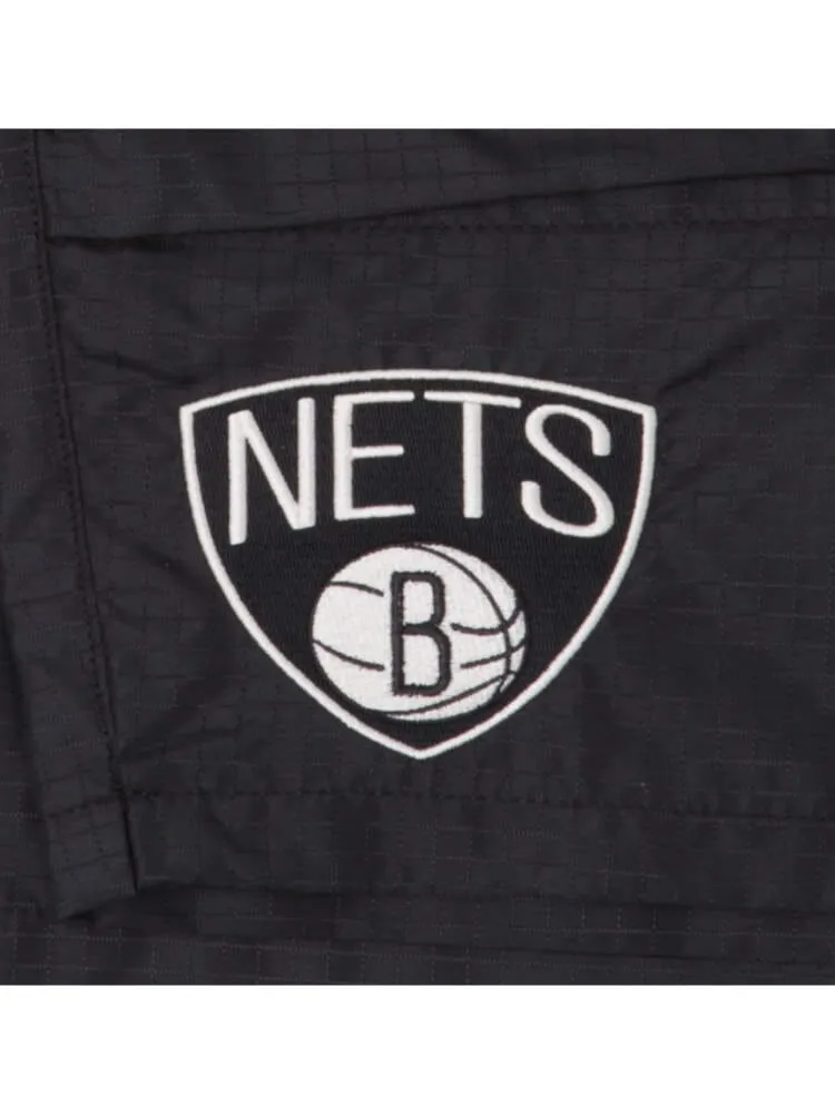 BROOKLYN NETS X ALPHA X NEW ERA NYLON SHORTS