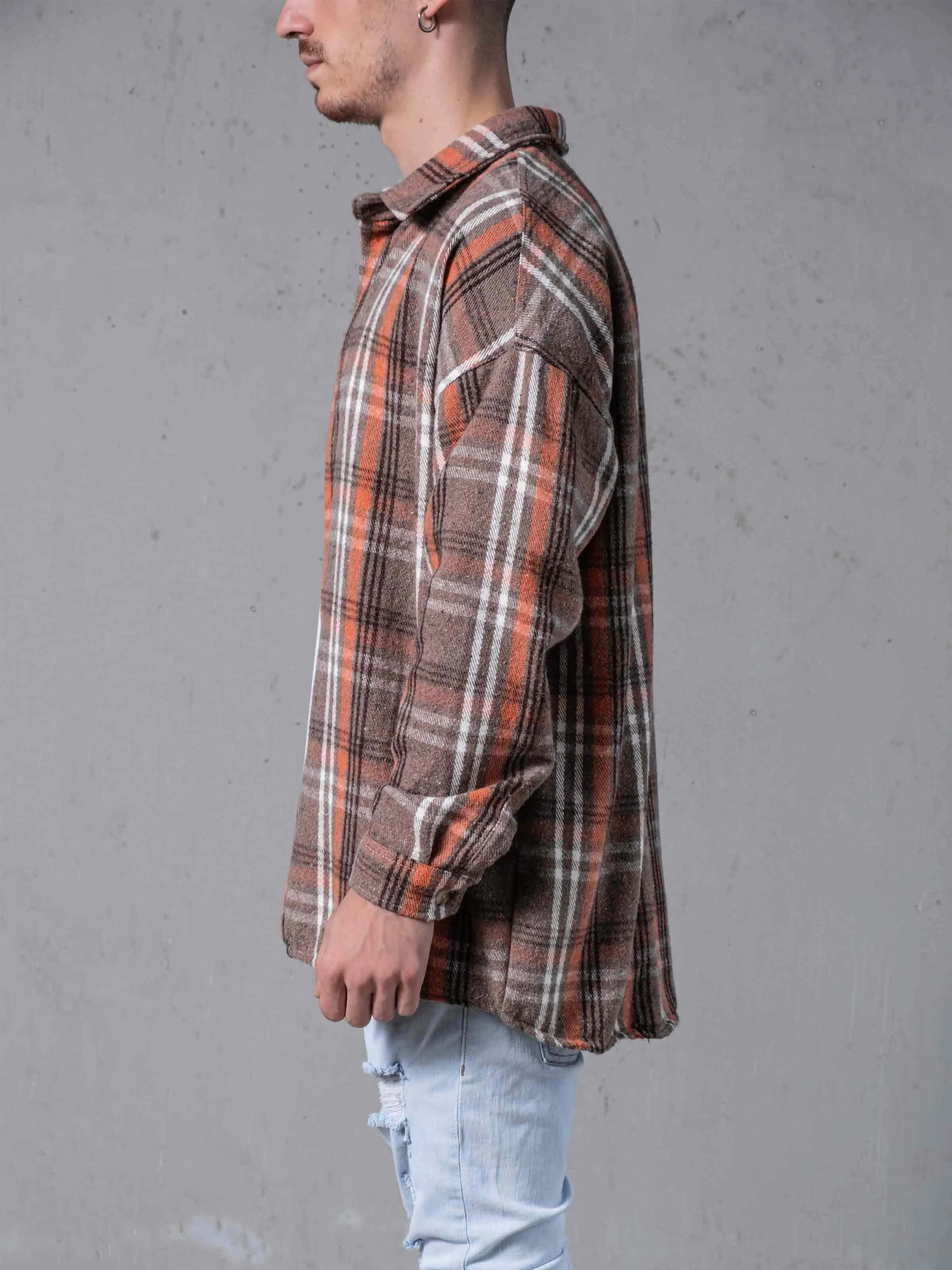 Brown Flannel Shirt