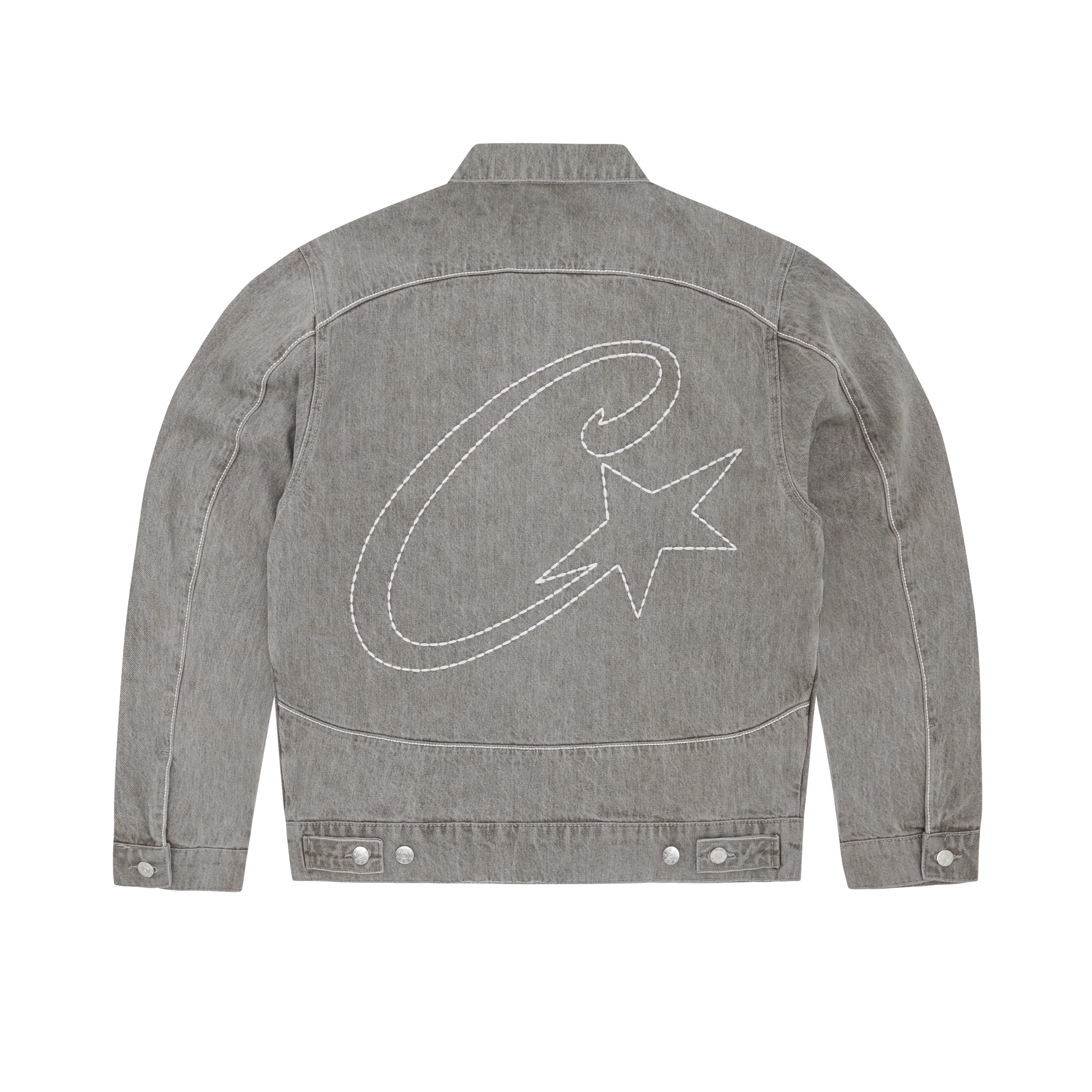 C-STAR DENIM TRUCKER JACKET [GREY]