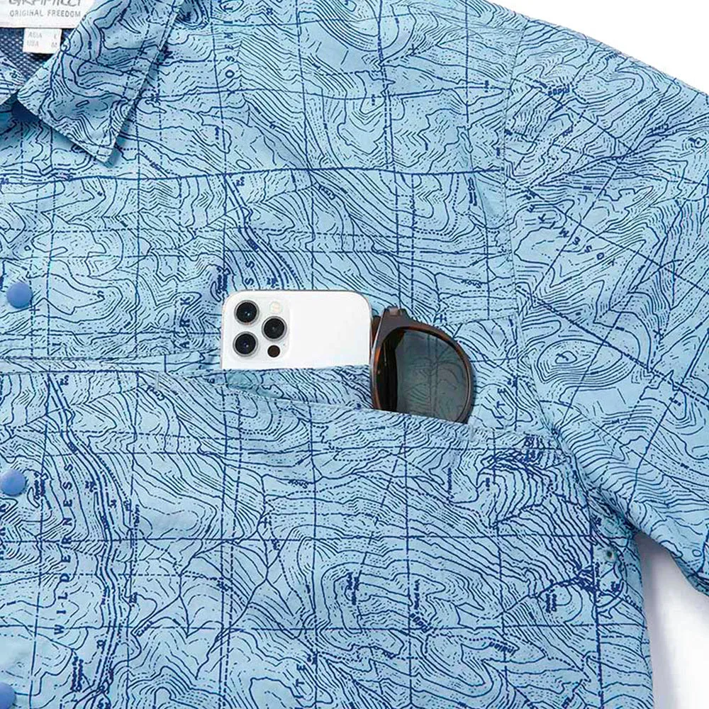 Camp SS Shirt 'Yosemite Blue'