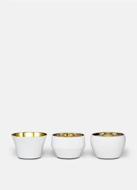 Candle Holder Kin | Set of 3 | White