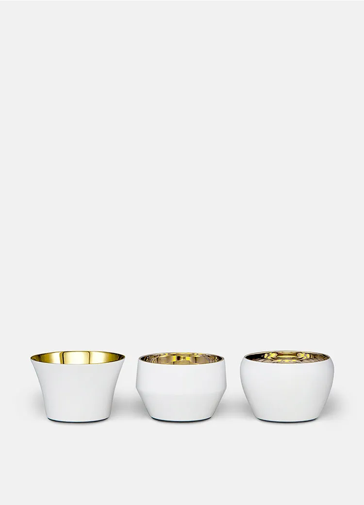 Candle Holder Kin | Set of 3 | White