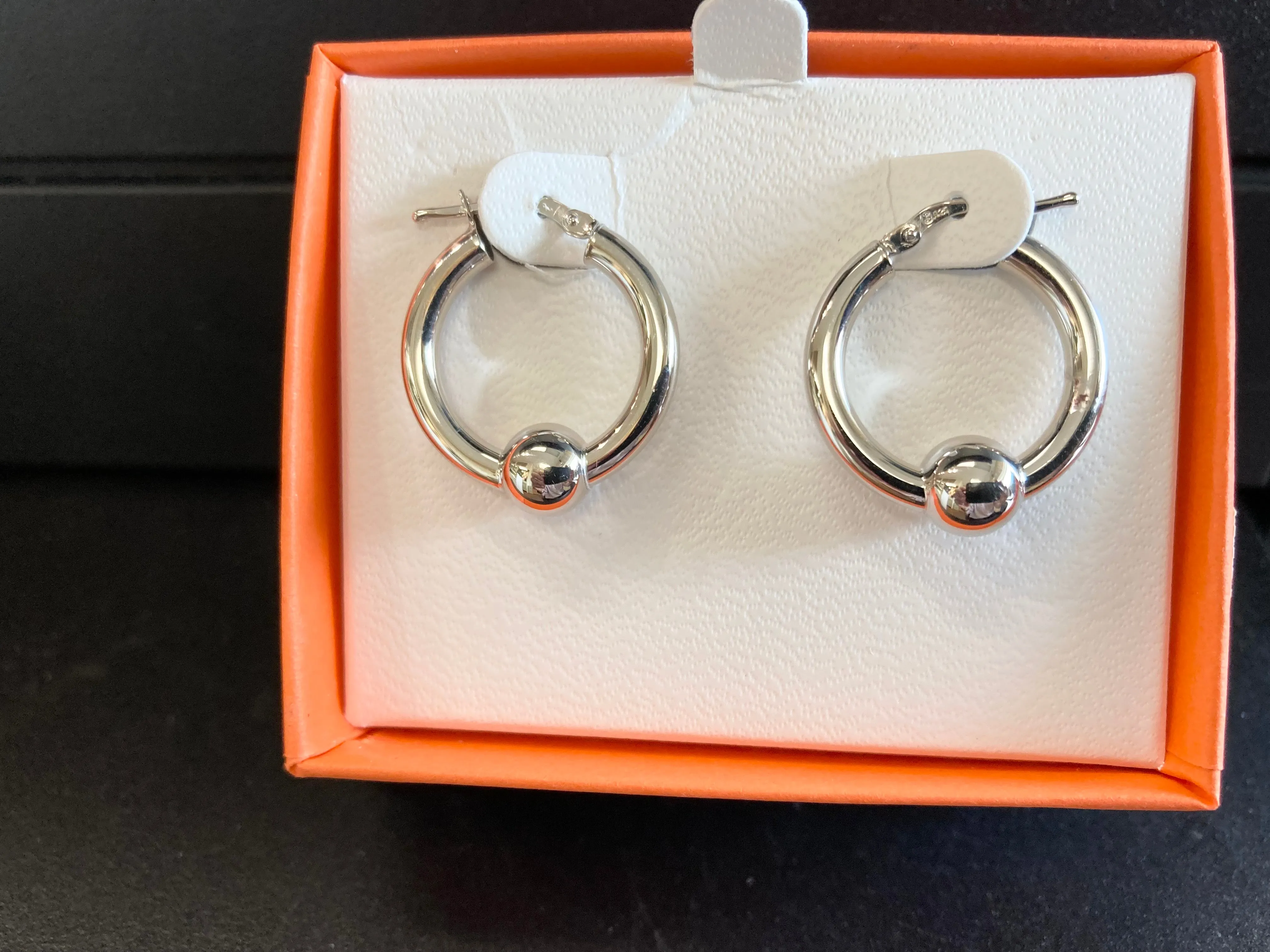 Cape Cod Sterling Silver Hoop Earrings