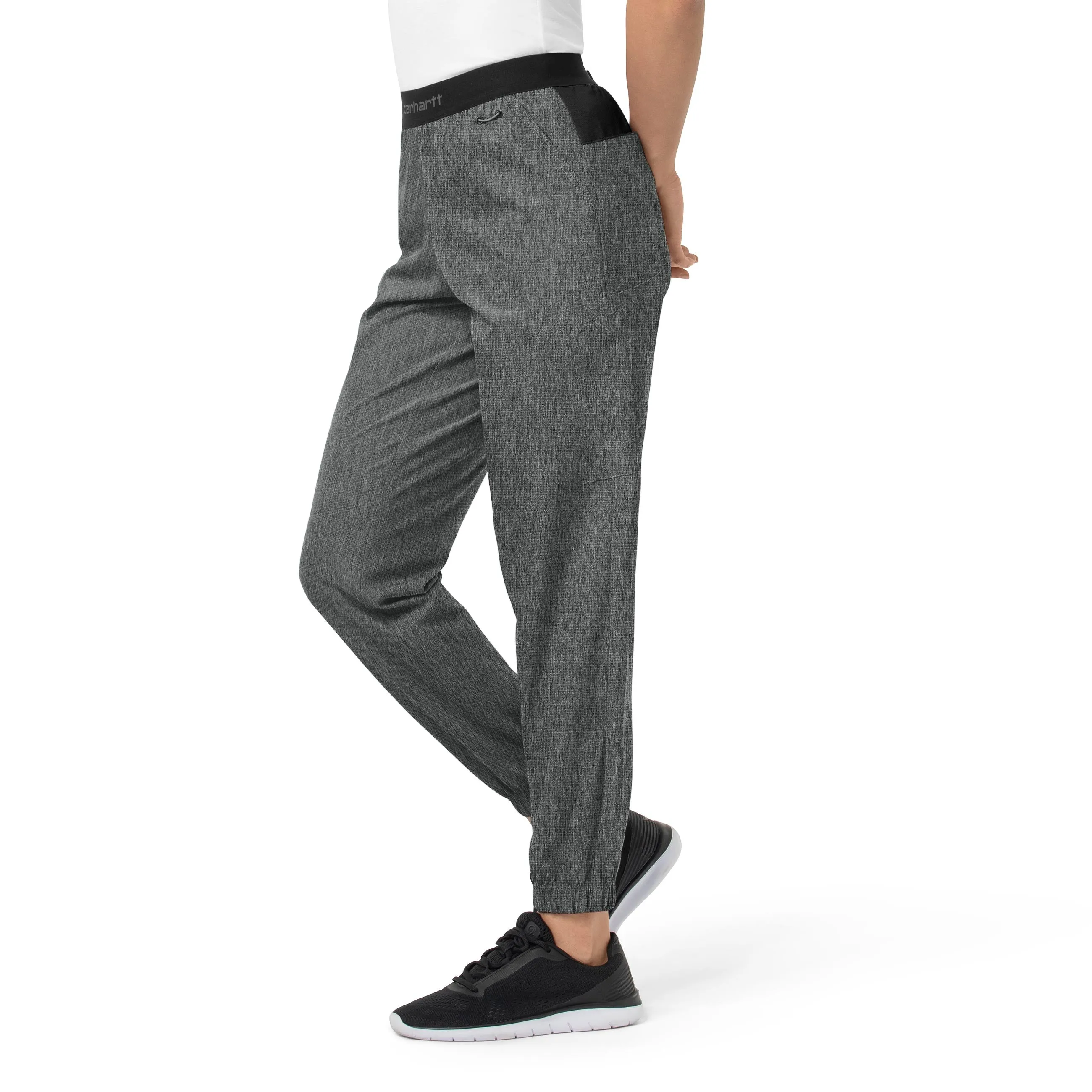 Carhartt Force Liberty Women's Comfort Cargo Jogger Scrub Pant - Charcoal Heather