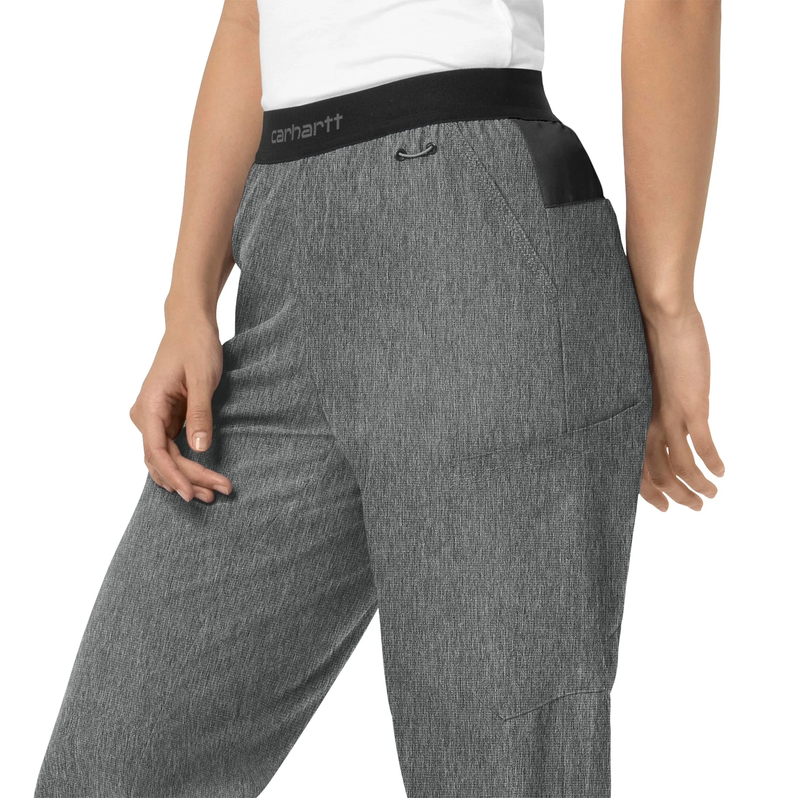 Carhartt Force Liberty Women's Comfort Cargo Jogger Scrub Pant - Charcoal Heather