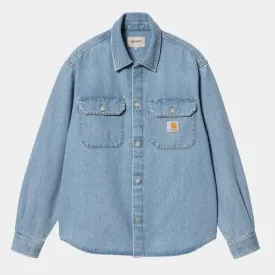 Carhartt WIP Harvey Shirt Jacket Blue Stone Bleached