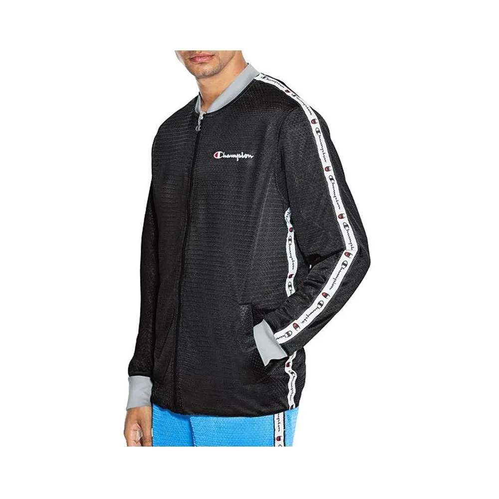 Champion Men's Reversible Mesh Jacket Black/Silverstone/Blur Tropics V9797 549733 6I8