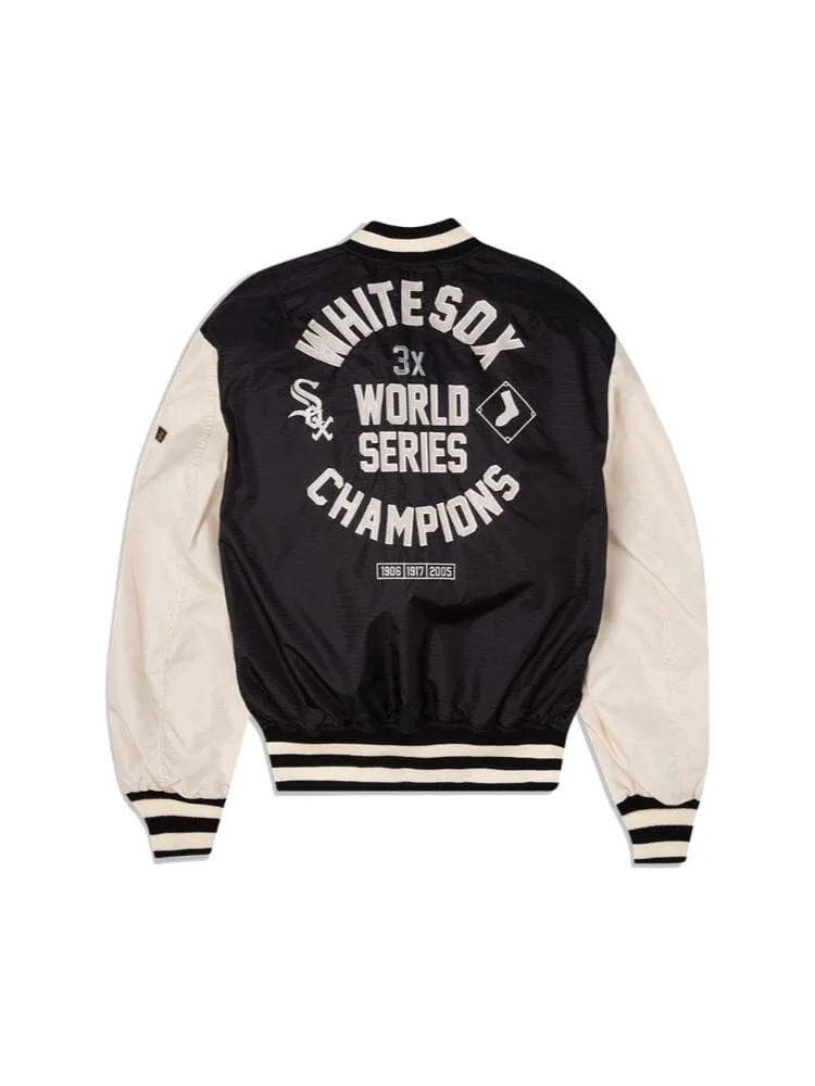 CHICAGO WHITE SOX X ALPHA X NEW ERA L-2B BOMBER JACKET