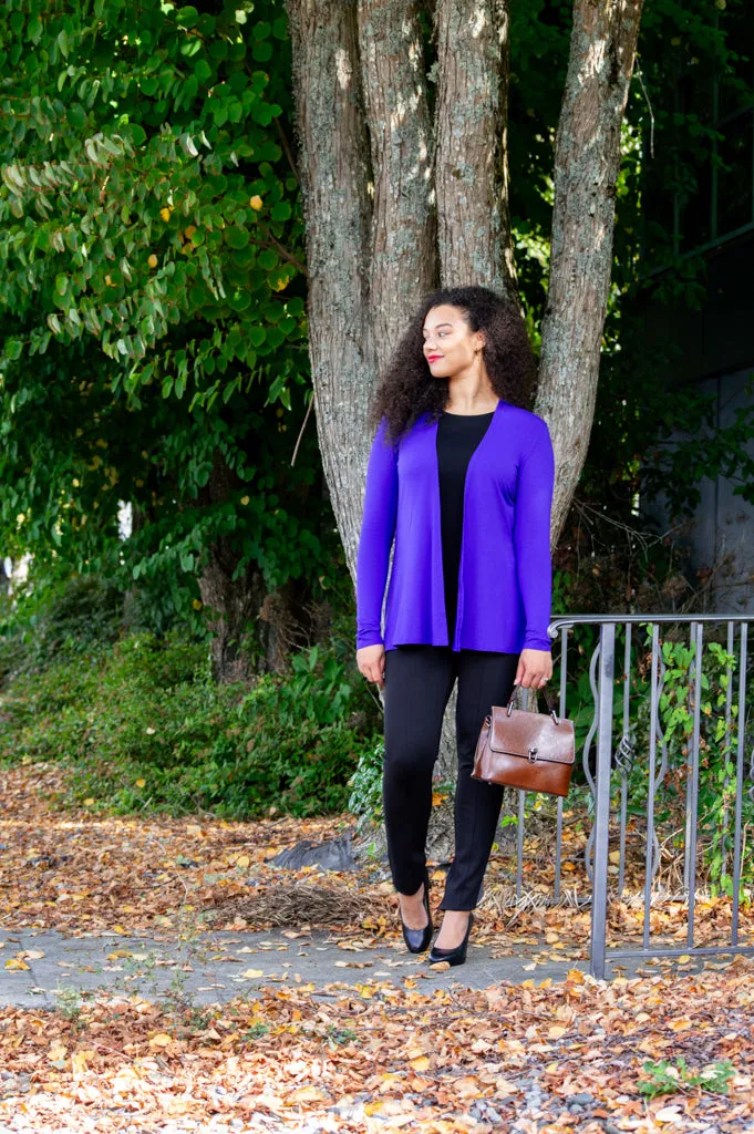 Chopra Jacket, Violet, Bamboo