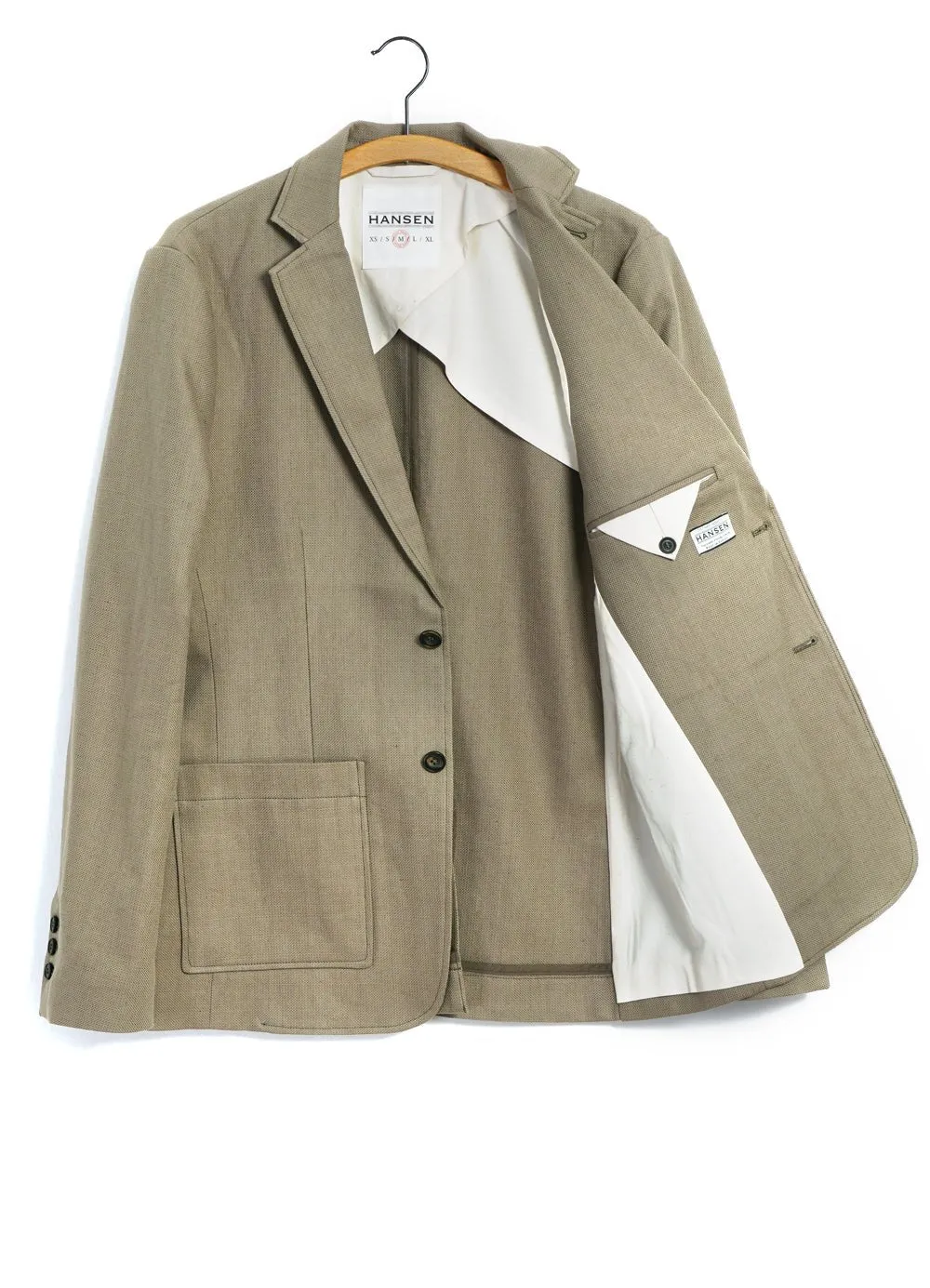 CHRIS | Classic Two Button Blazer | Bay Leaf