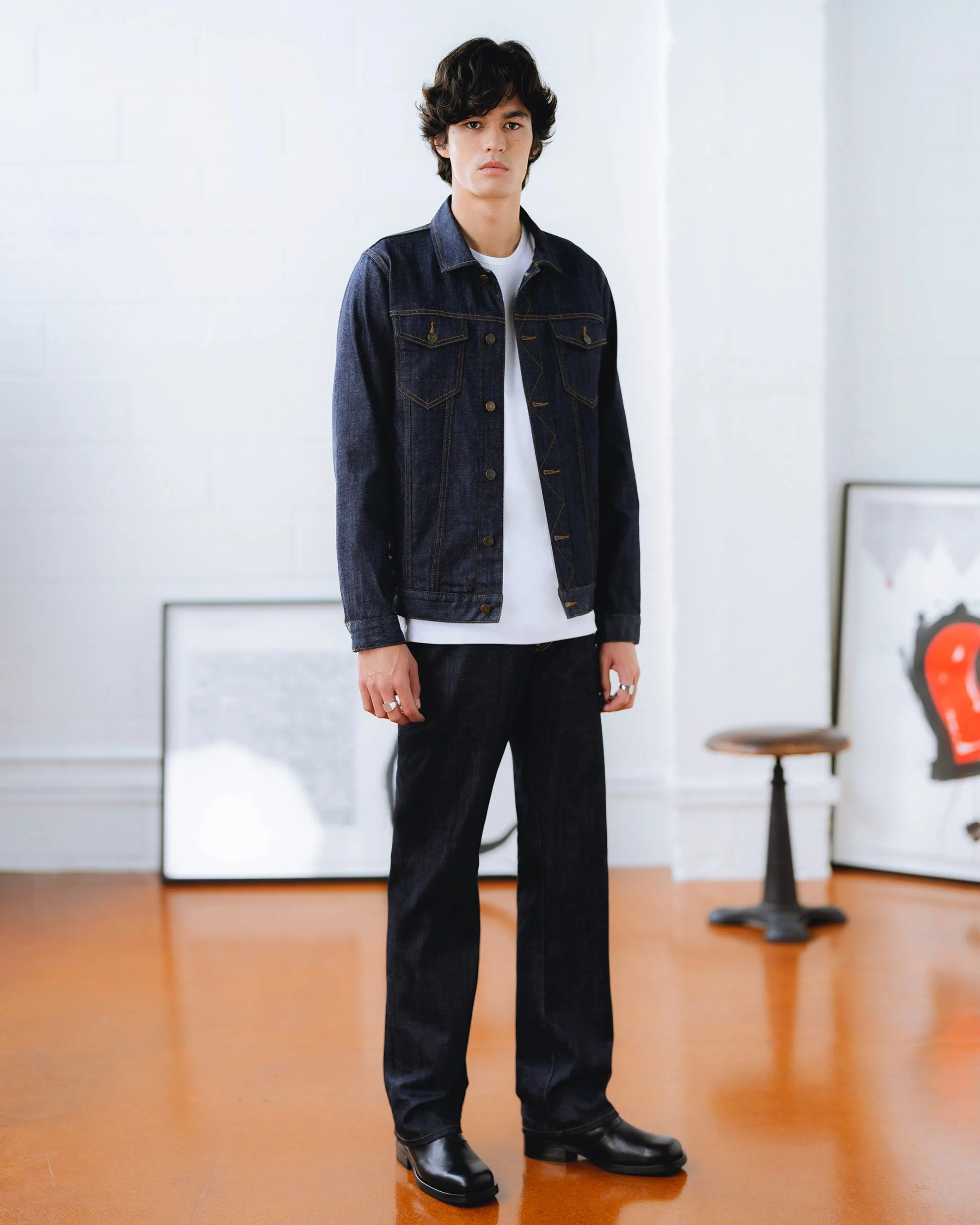 Classic Denim Jacket (Dark Rinse)