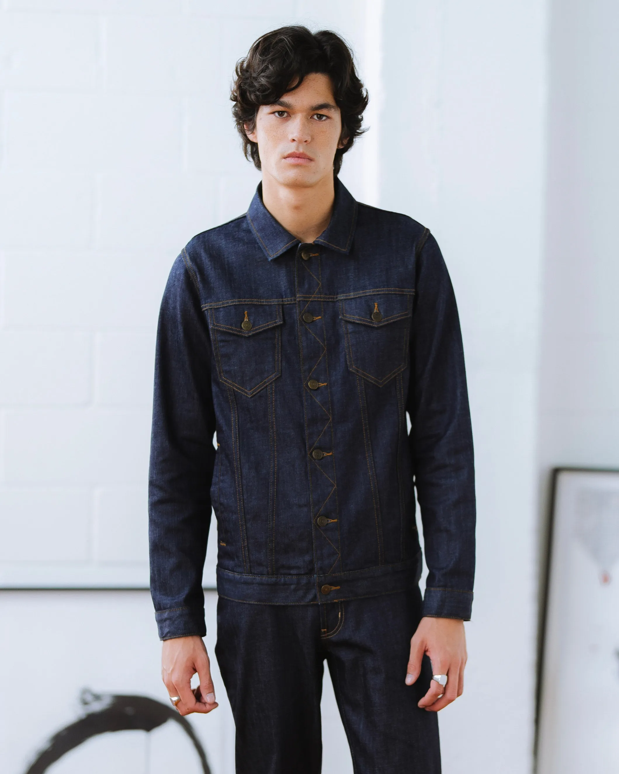 Classic Denim Jacket (Dark Rinse)