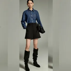 Classic Women’s Denim Shirt – Winter 2024