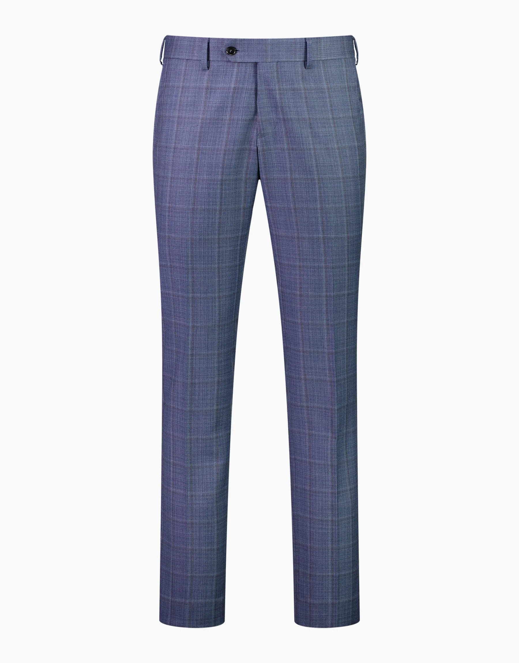 Cooper Light Blue Check Two Piece Suit