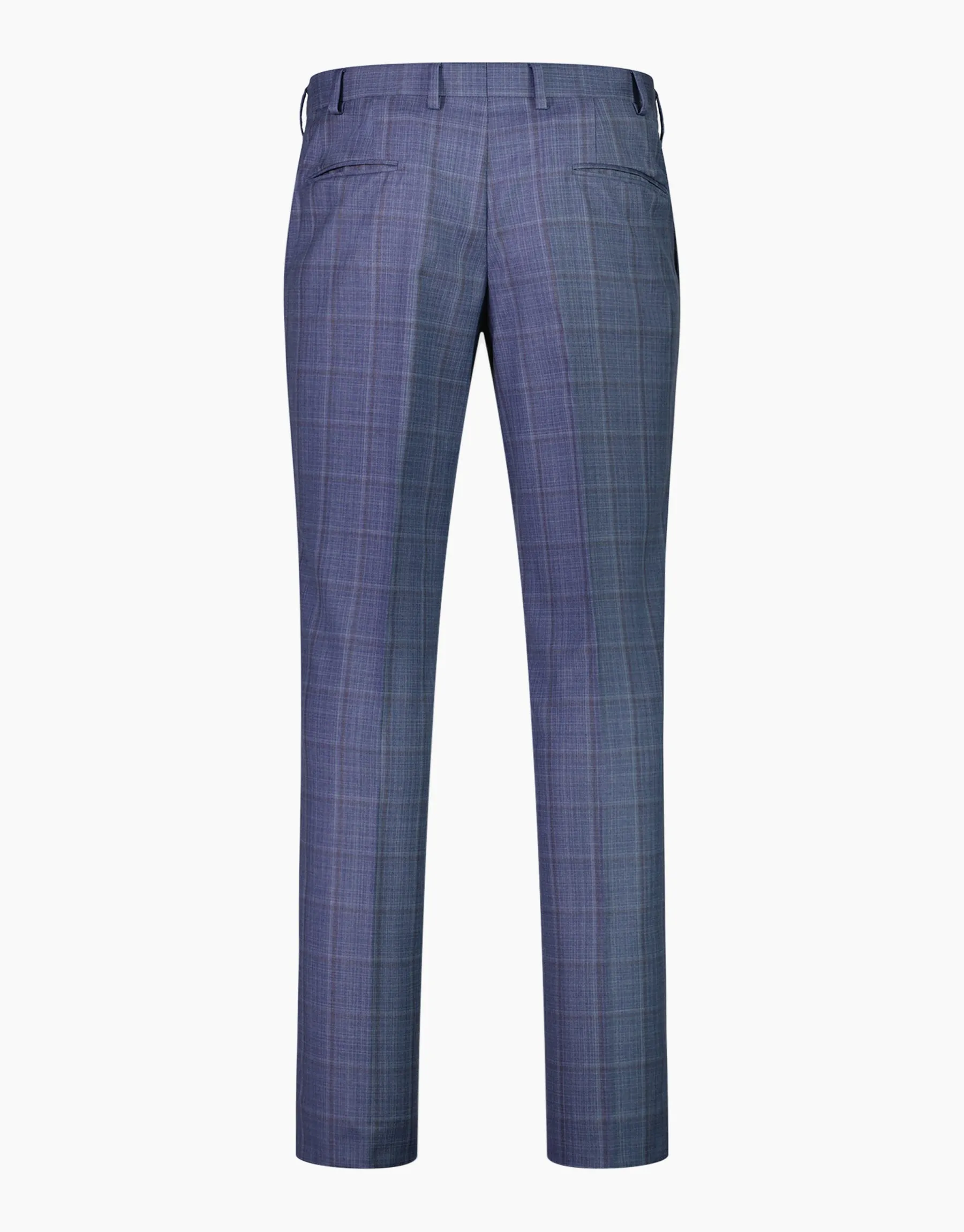 Cooper Light Blue Check Two Piece Suit