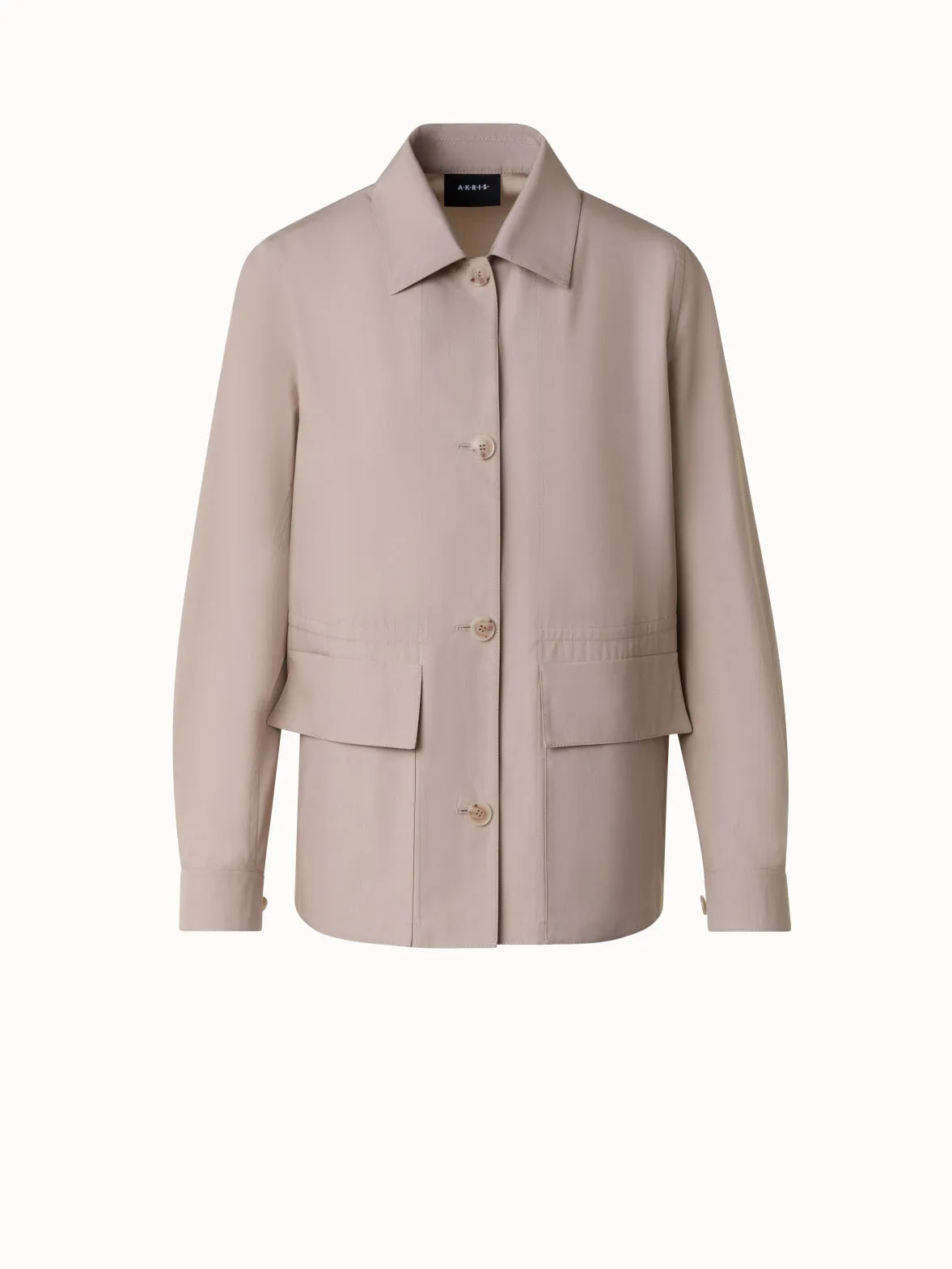 Cotton Poplin Oversize Shirt Jacket