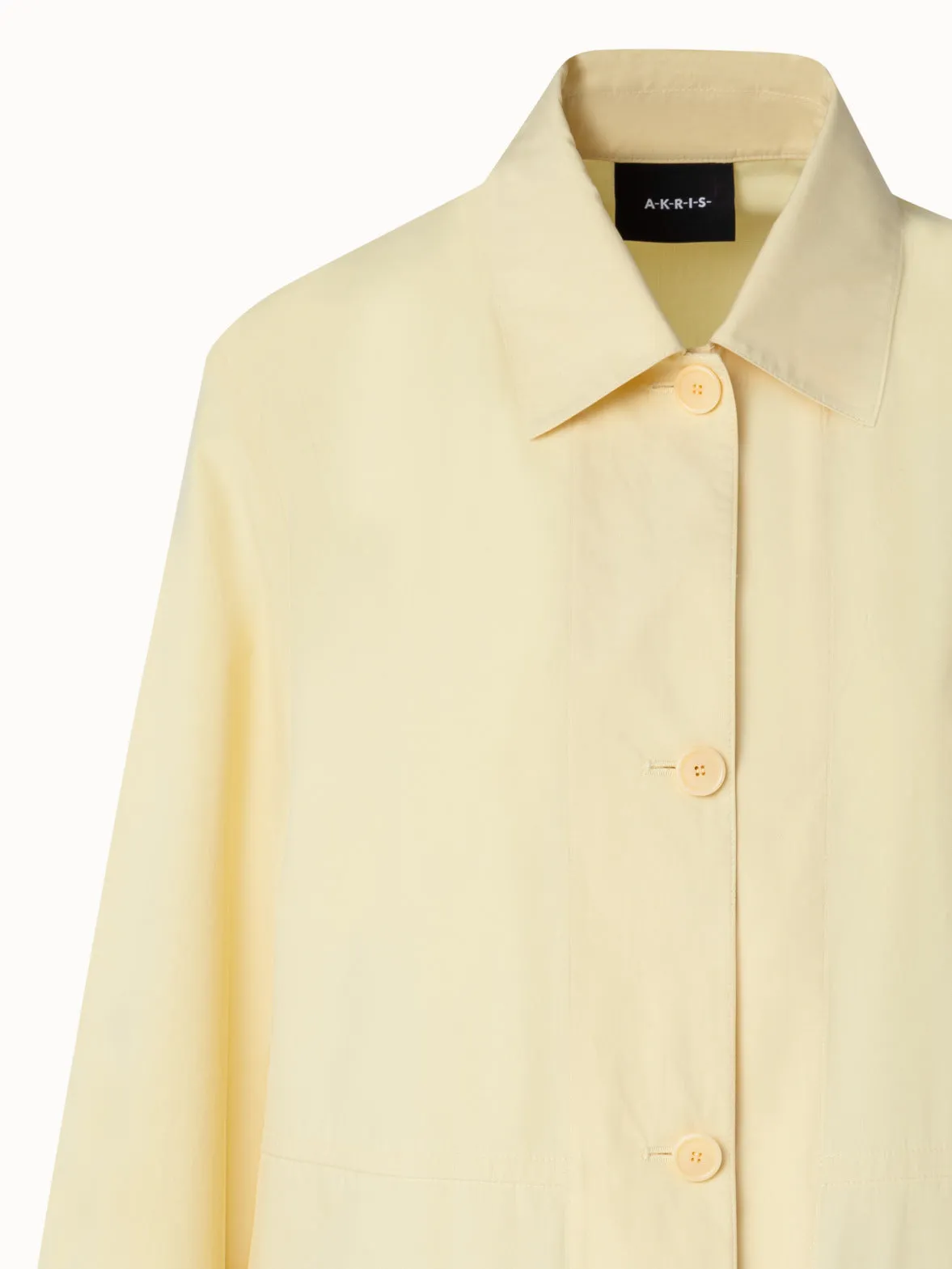 Cotton Poplin Oversize Shirt Jacket