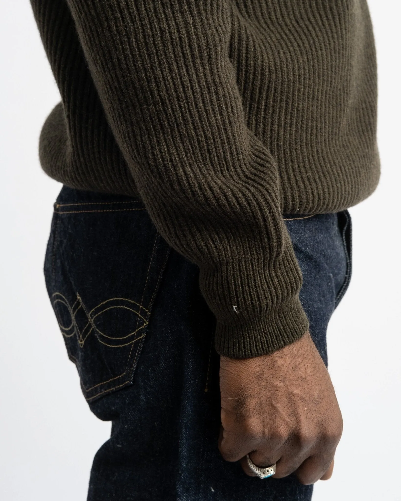 Crewneck Long Sleeve Cashmere Green