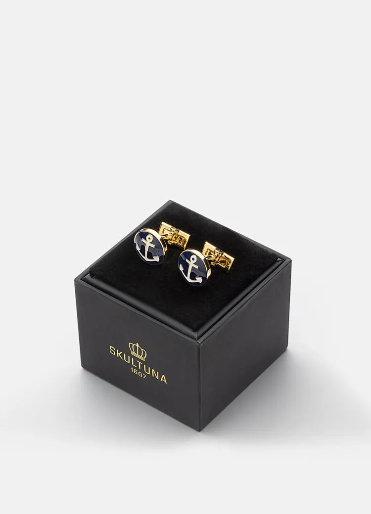 Cufflinks | The Anchor | Gold