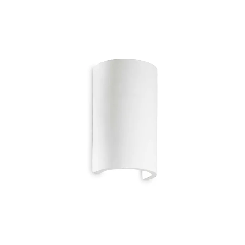 Curved Up Down Plaster Wall Light