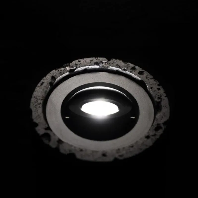 Cylindrical Lava Stone Up & Down Wall Light | BUZAO