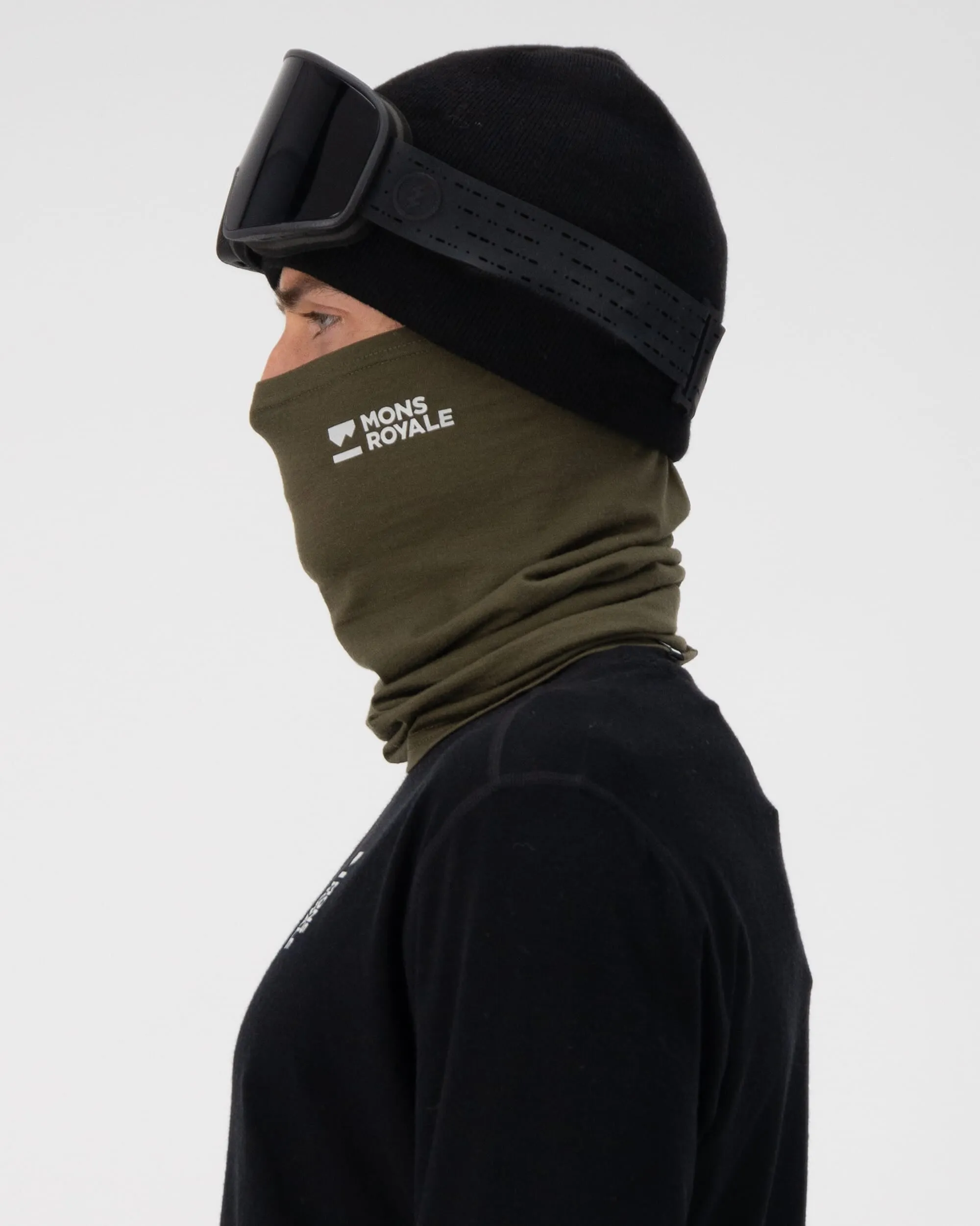 Daily Dose Merino Neckwarmer - Dark Olive