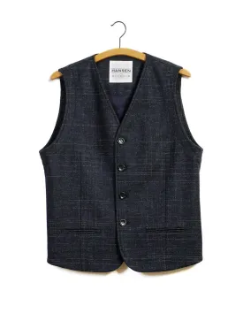 DANIEL | Informal 4-button Waistcoat | Night