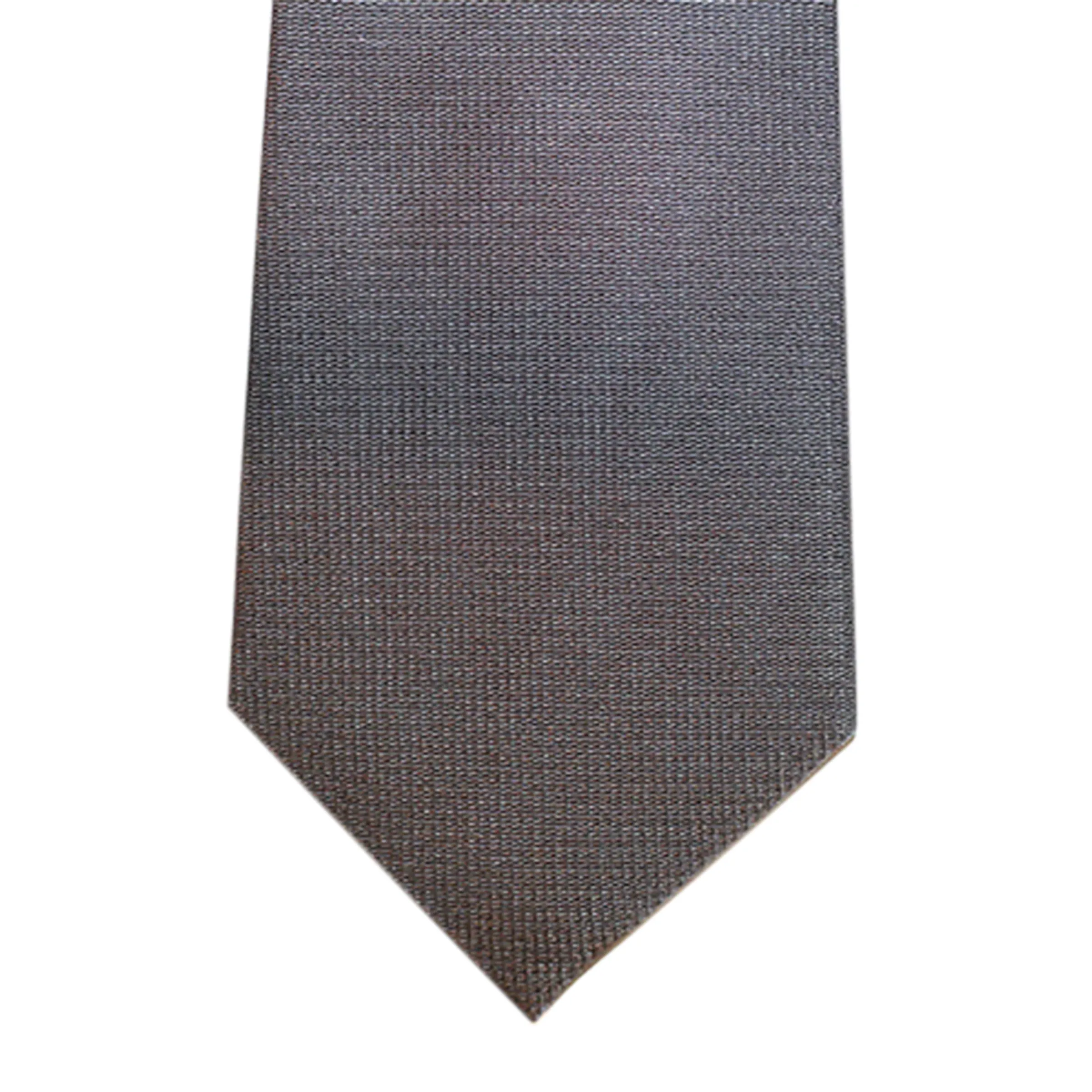 Deerfield Grey Silk Tie