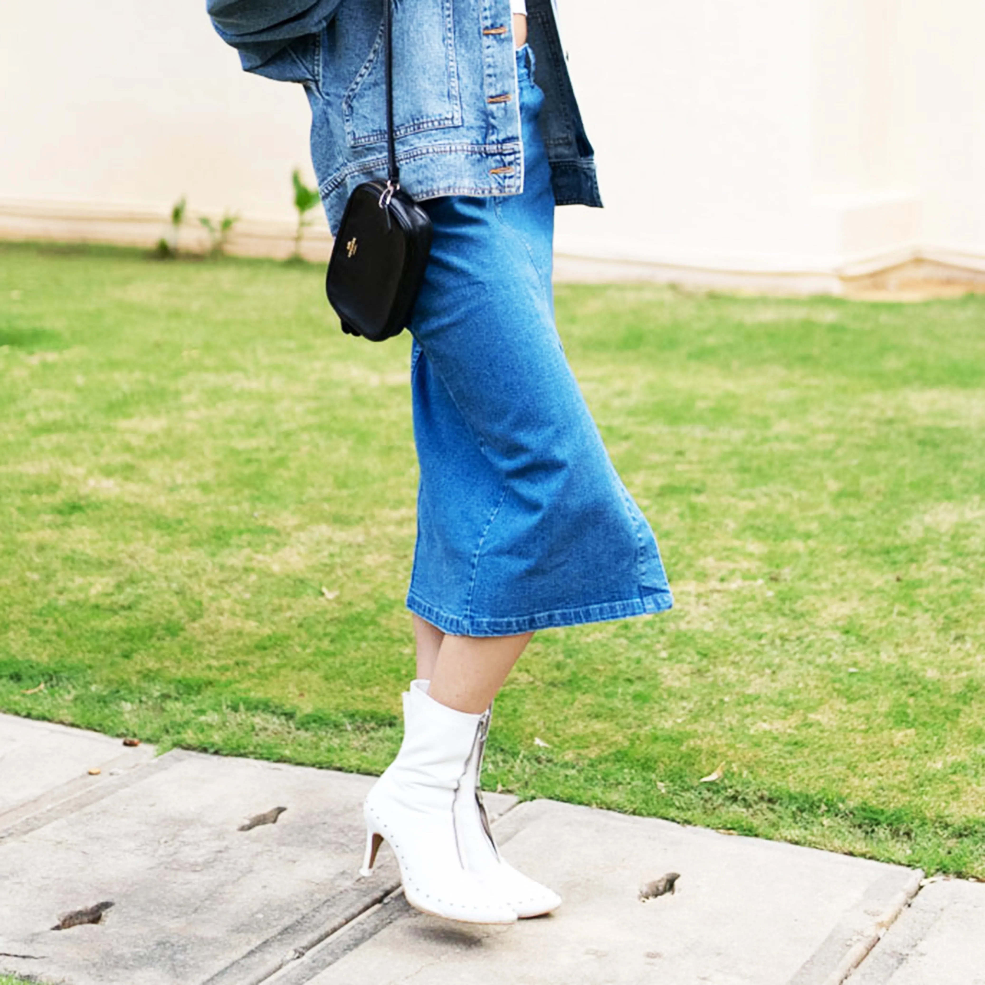 Denim Jacket & Skirt Combo