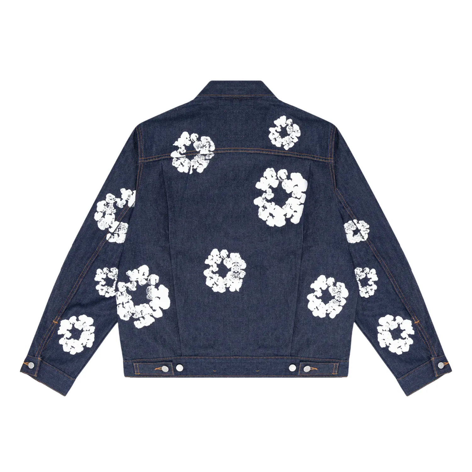 Denim Tears Cotton Wreath Denim Jacket Raw Indigo