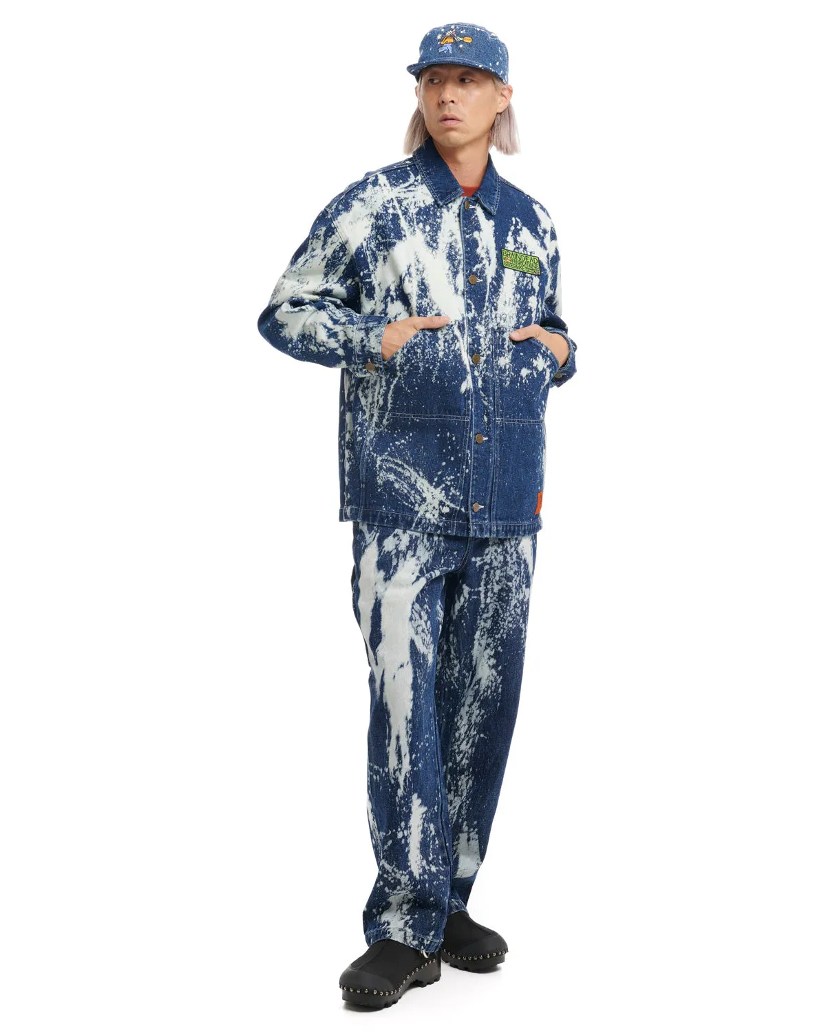 Dickies Gardening Jacket - Bleach Dyed Denim