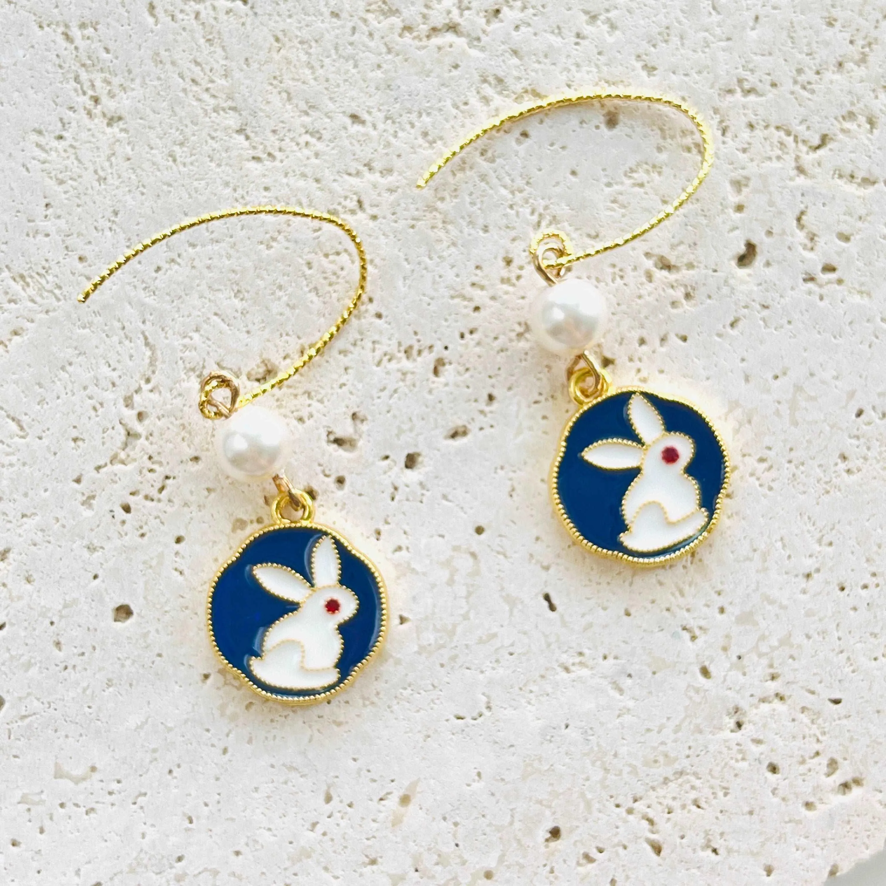 Double Sided Bunny Hook Earrings