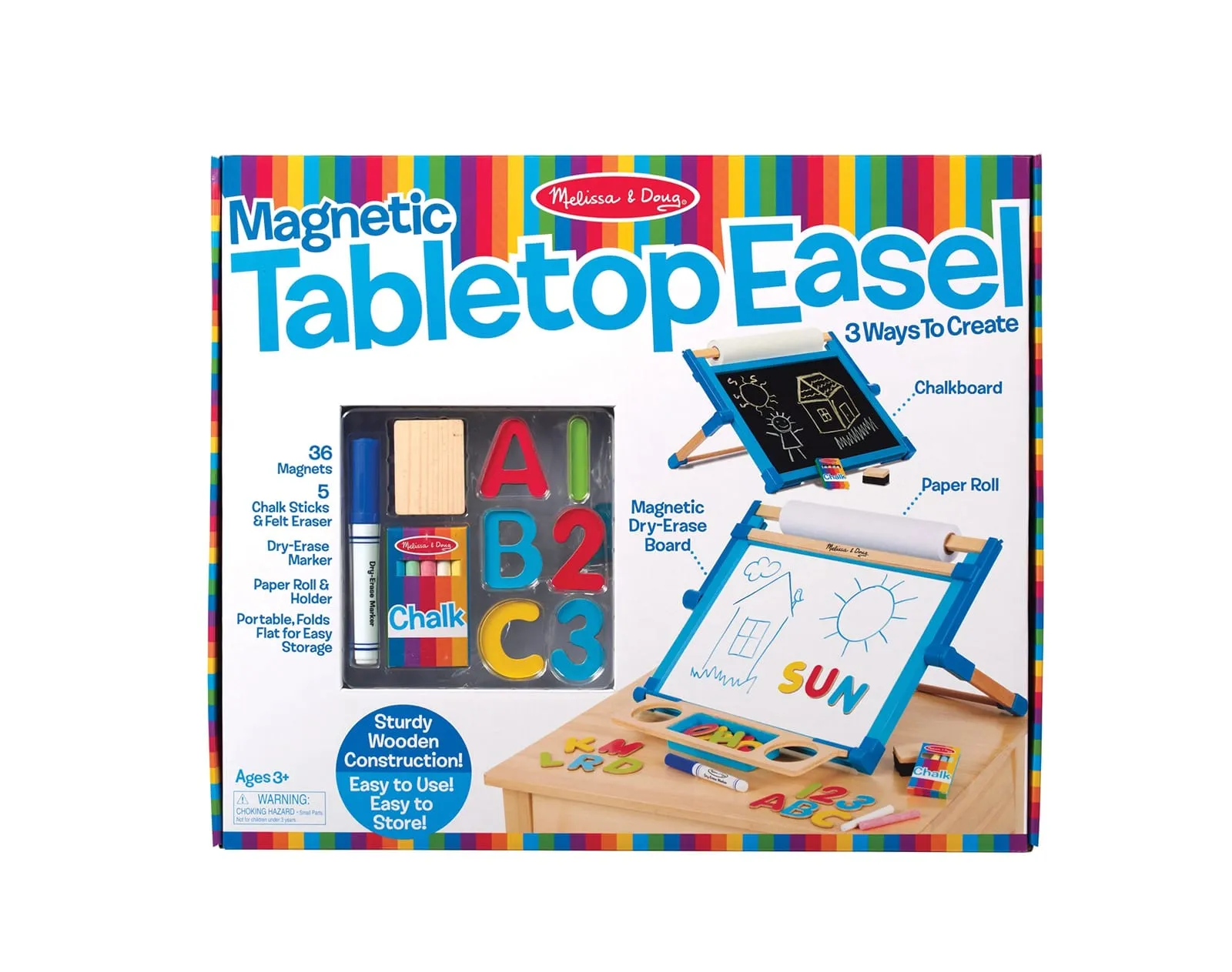 Double-Sided Tabletop Easel