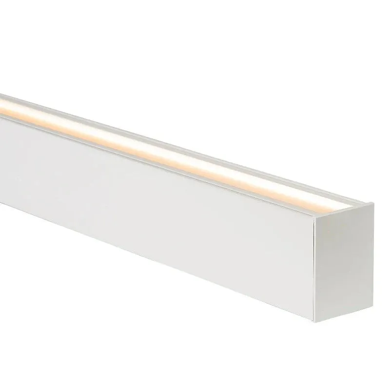 Dual Shine Linear Pendant White | Integrated Power Cord | Assorted sizes