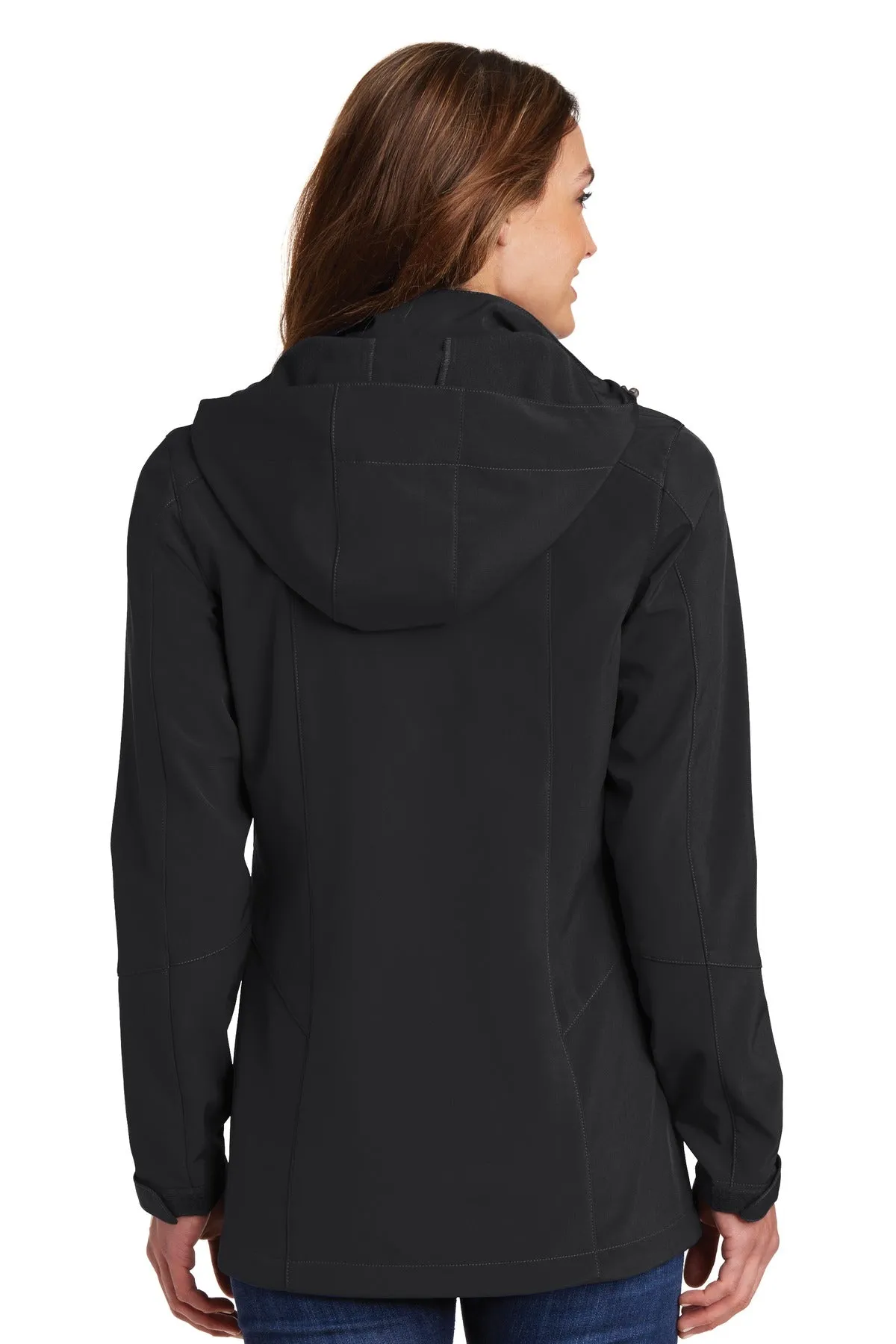 Eddie Bauer Ladies Hooded Soft Shell Parka. EB537