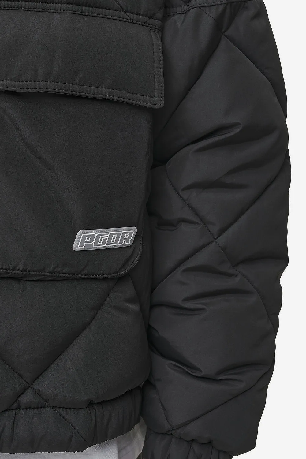 Eldred Jump-In Puffer Jacket Black