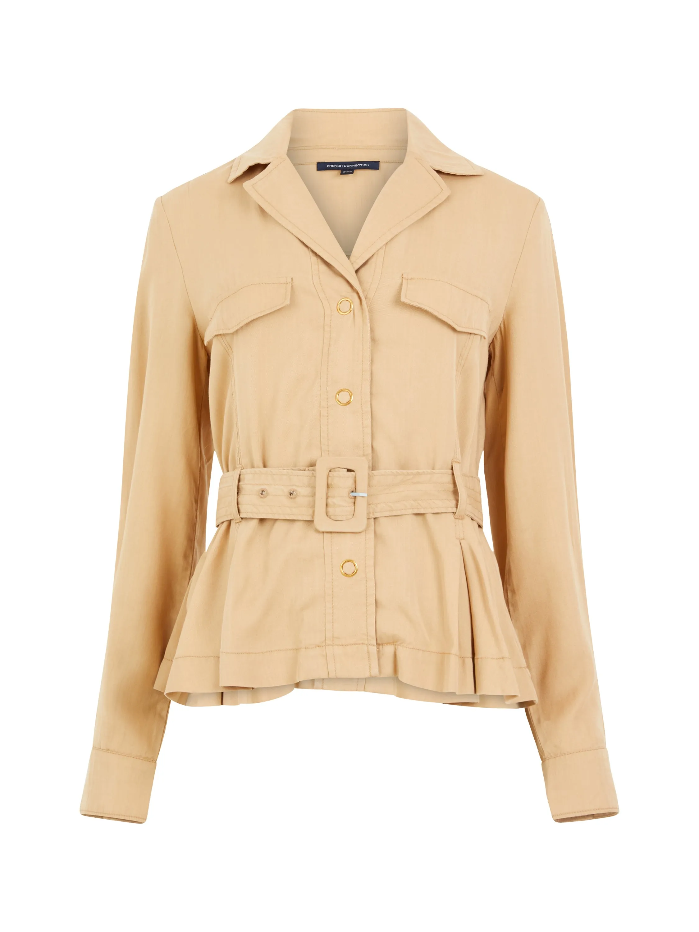 Elkie Twill Belted Jacket