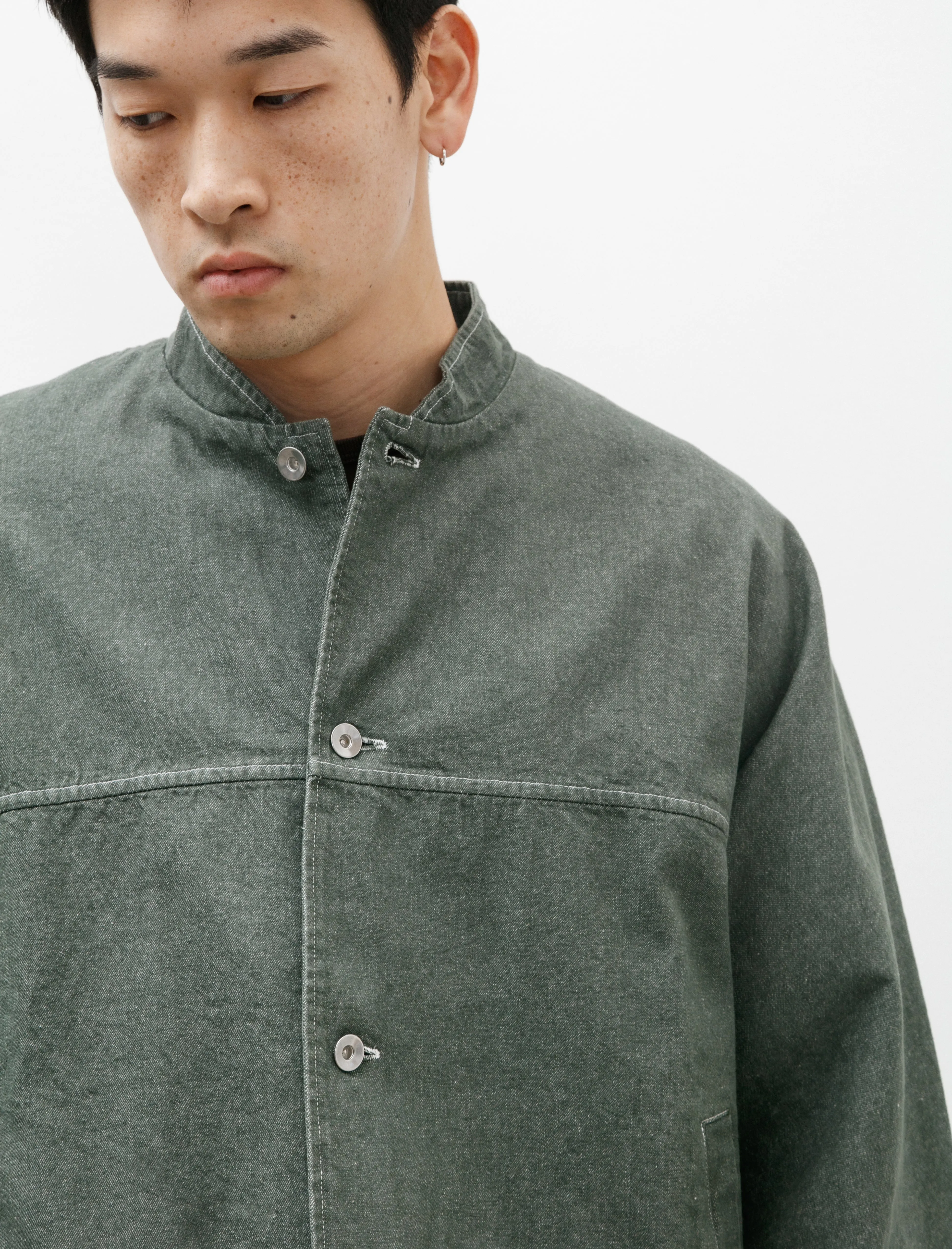 Evo Jacket Stone Washed Denim Green