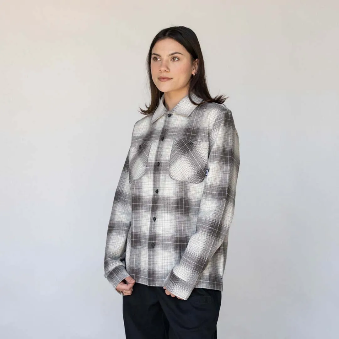 Fang Woven Plaid Shirt - Black