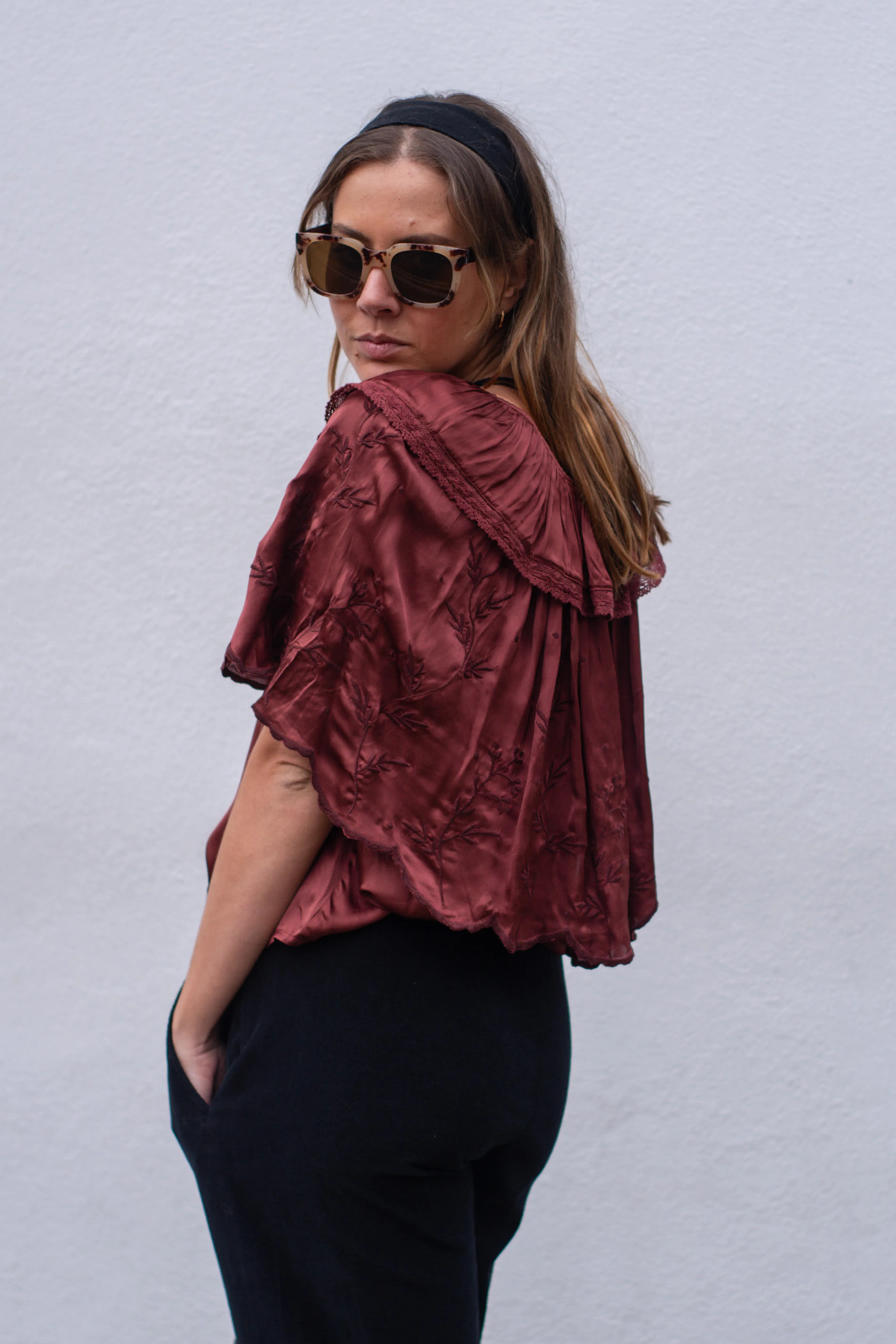 Faune Eden Burnt Sienna Blouse